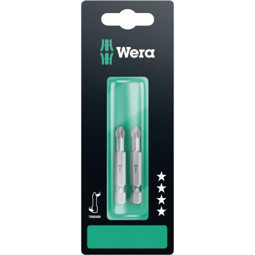 Wera 855/4 TZ SB SiS 05134384001 křížový bit PZ 1 nástrojová ocel vysoce pevné F 6.3 2 ks