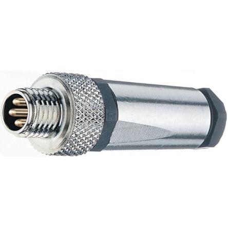 Adaptér zástrčky, počet kontaktů: 4, Kabel, velikost: M8 Lumberg Automation, pohlaví kontaktu: Vnější Zástrčka, řada: