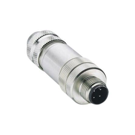 Kulatý průmyslový konektor, počet kontaktů: 5, Kabel, velikost: M12 Lumberg Automation, pohlaví kontaktu: Vnější