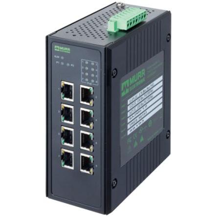 Síťový rozbočovač, řada: 58 Lišta DIN 1000Mbps Murrelektronik Limited 8 24 V dc