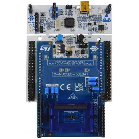 Snímač ToF, klasifikace: Vývojová sada for X-NUCLEO-53L8A1 T, pro použití s: STM32 Nucleo Vývojová sada P-NUCLEO-53L8A1