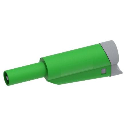 Electro PJP Banánek, 4 mm, 1kV, 36A, Zelená, Vnější Šroubová, materiál kontaktu: Mosaz, délka: 58.9 mm, pokovení