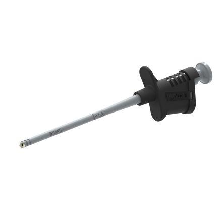 Electro PJP Háčková svorka, 4.5 mm, Černá 4 mm Banana Female, 1kV 6A, délka: 158 mm