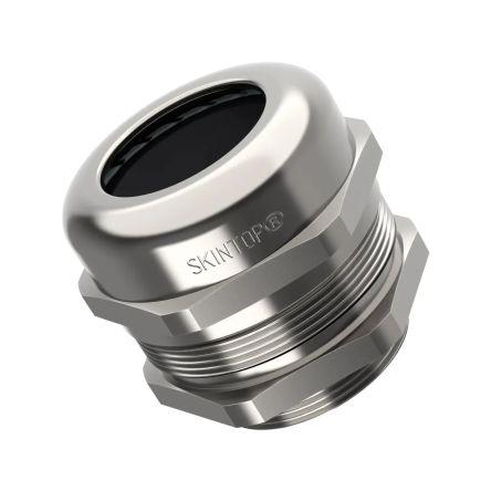 Kabelová průchodka, řada: Skintop MSR-M 53112140 Kovová stříbrná Niklovaná mosaz, IP68, IP69 M32 Lapp 7 mm až 15 mm