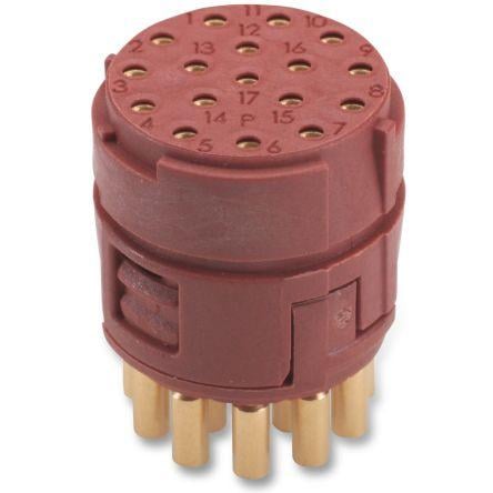 Kulatý průmyslový konektor, počet kontaktů: 17, Kabel, velikost: M23 Lapp, pohlaví kontaktu: Vnitřní Zásuvka, řada: