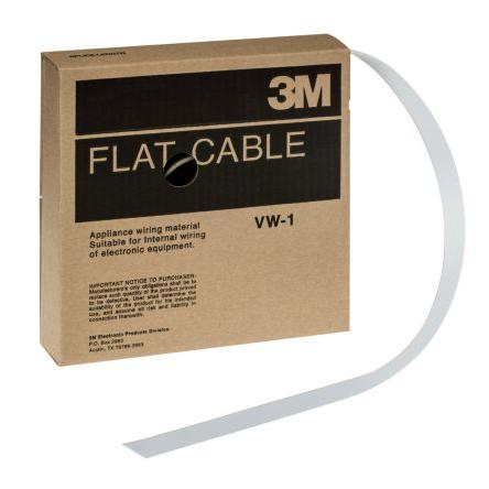 Páskový kabel, řada: 3801 Plochý 3M 20 1.27 mm 100 ft
