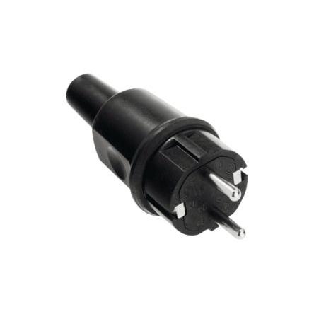 Bachmann Síťová zástrčka barva Černá 16A, Kabel, 250V Šroubová