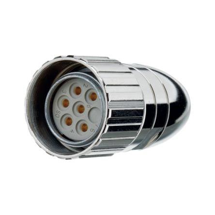 Zásuvka, počet kontaktů: 12, Kabel, velikost: M23 binder, pohlaví kontaktu: Vnitřní, orientace těla: Rovný Zásuvka,