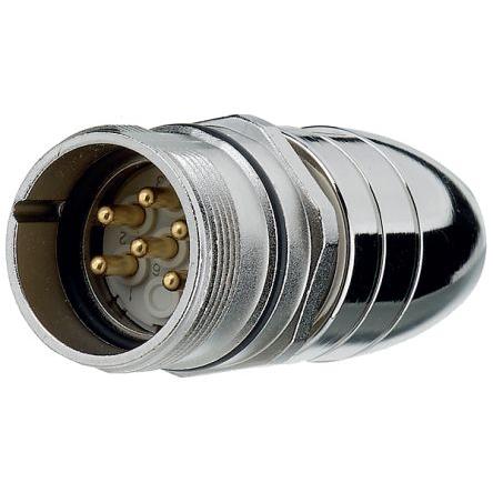 Přípojka, počet kontaktů: 6, Kabel, velikost: M23 binder, pohlaví kontaktu: Vnější, orientace těla: Rovný Zástrčka,