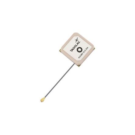 Anténa GPS AGGBP.SLS.25A.07.0060A Keramický patch prvek Povrch Čtvercový UFL Taoglas 2.4 dBi GPS, řada: AGGBP.SLS.25A
