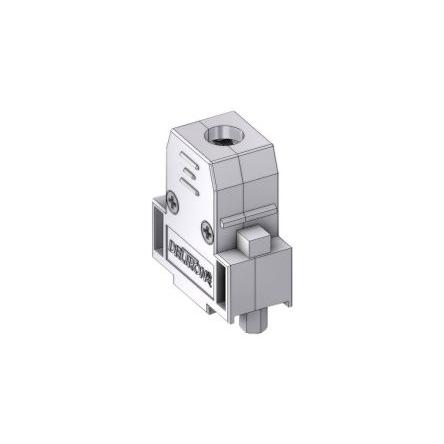 Deltron Connectors Plášť D-Sub, orientace těla: Rovný, materiál pouzdra: Plastové, barva: Šedá, Plášť D-Sub