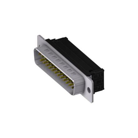 Deltron Connectors Konektor D-Sub, řada: DTS, počet kontaktů: 25, orientace těla: Rovný 2.84 mm, Kabel Vnější,