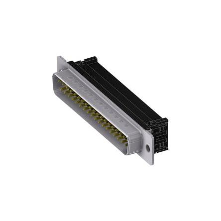 Deltron Connectors Konektor D-Sub, řada: DTS, počet kontaktů: 37, orientace těla: Rovný 2.84 mm, Kabel Vnější,