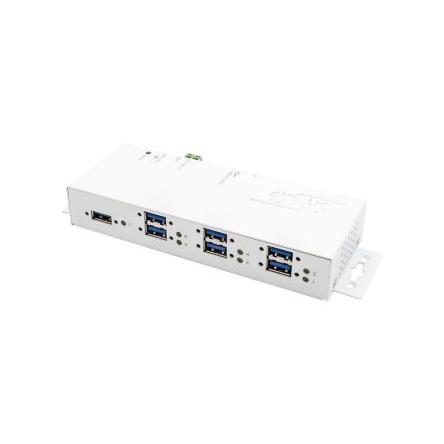 Rozbočovač USB EX-1189HMVS-3W, standard: USB 3.2 USB, počet portů USB: 7 Sběrnice USB 60 mm Exsys 25 mm 178.6mm