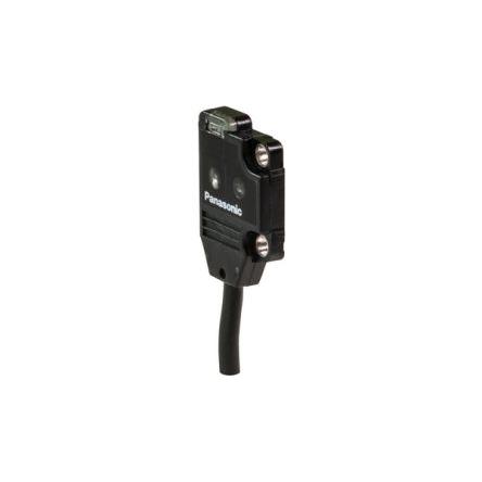 Panasonic Fotoelektrický snímač, řada: EX Červená LED Plochý Kabel, výstup: NPN Retroreflexní IP67
