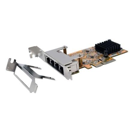 Síťová karta 4portový, typ sběrnice: PCIe 1000Mbps EX-6074-3 Ethernet Exsys