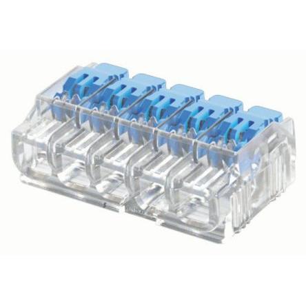 Dělený konektor (izolační svorka), řada: Lever Connectors Spojka pro vodiče Izolované, max. AWG: 12 AWG, min. AWG: 24