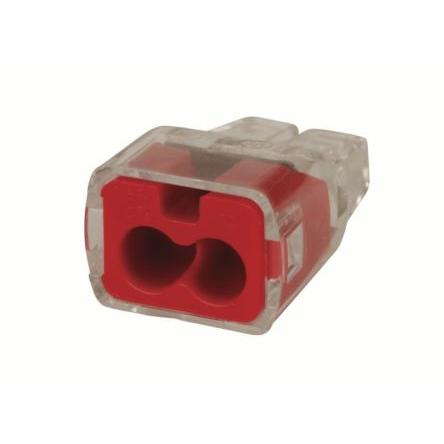 Ideal Industries Přípojka, řada: 30-10 Červená, počet cest: 2 32A, 12AWG, 1000V Zásuvný