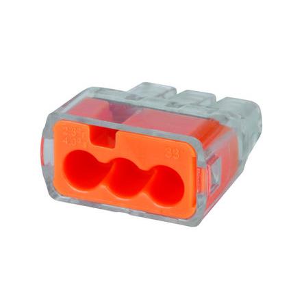 Ideal Industries Přípojka, řada: 30-10 Oranžová, počet cest: 3 32A, 12AWG, 450V Zásuvný