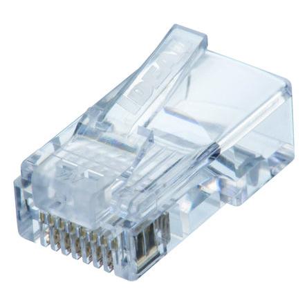 Ideal Industries Telekomunikační konektor Vnější, řada: FT-45, počet cest: 1, 24AWG Pájecí, RJ45, Průchod, pokovení: