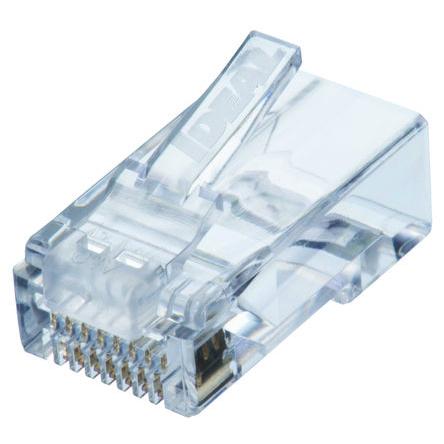 Ideal Industries Telekomunikační konektor Vnější, řada: FT-45, počet cest: 1, 24AWG Pájecí, RJ45, Průchod, pokovení: