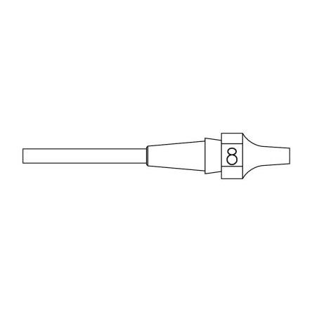 Odpájecí tryska, pro použití s: Odpájecí lišty DSX120, WXDP120, WXDV120 Weller