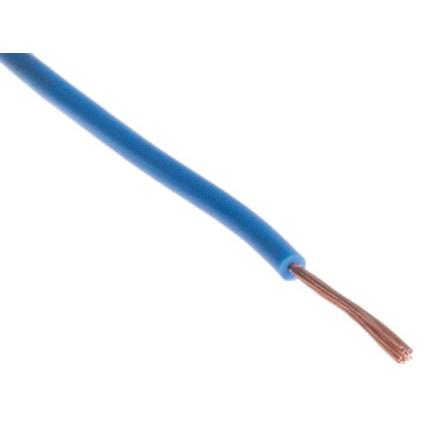 Přístrojový kabel, typ kabelu: Nestíněný, prameny vodičů: 26/0.07 mm, Modrá, 150V 100 m 27 AWG Staubli