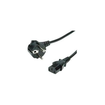 B3 Cable Solutions Napájecí kabel, řada: 356 3žilový 1 m Polyvinylchlorid plášť, Černá, 250V