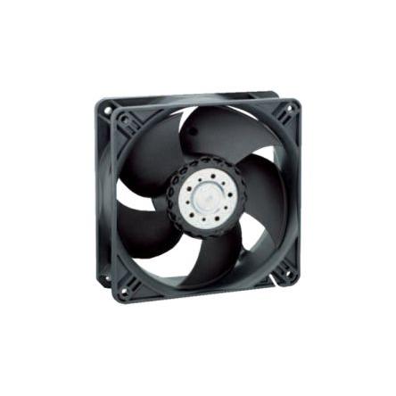 ebm-papst Axiální ventilátor, průtok vzduchu: 285 m³/h 24V dc 119 mm 119mm 38 mm