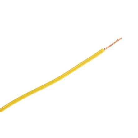 Zapojovací vodič, řada: FlexiVolt, prameny vodičů: 66/0.07 mm, Žlutá, 500V 100 m 23 AWG Staubli