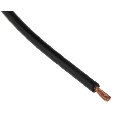 Zapojovací vodič, řada: FlexiVolt, typ kabelu: Jednožilový, typ kabelu: Nestíněný, prameny vodičů: 129/0.07 mm, Černá,