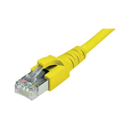 Dätwyler Cables Cat6a Ethernetové kabely, Žlutá, Nízko dýmivý bezhalogenový, A: RJ45 20 m Vnější, B: RJ45 Vnější