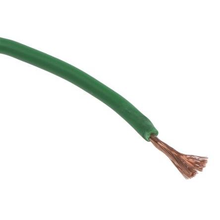 Přístrojový kabel, řada: FlexiVolt, typ kabelu: Nestíněný, prameny vodičů: 129/0.07 mm, Zelená, 500V 100 m 20 AWG