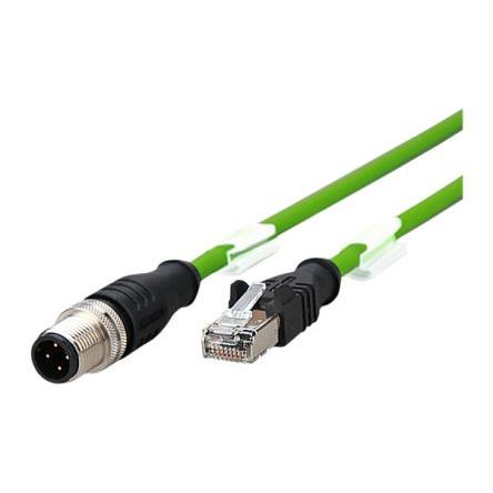 Kabel snímače, A: Vnější, A: Rovný 4, B: Přímý, B: Vnější, 50V, IP65, řada: 142M Metz Connect 2 m