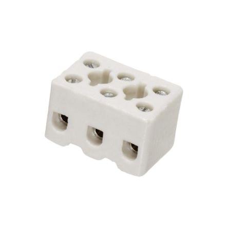 Adels Contact Svorkovnice, řada: 157 6mm², Šroubová svorka Bílá, počet cest: 2 16A, 6mm², 450V Šroubová Ochrana drátu