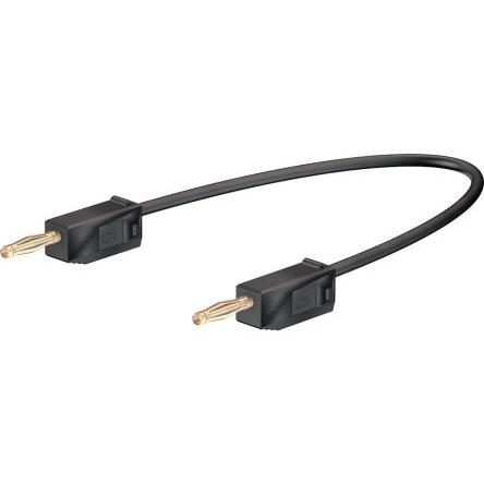 Staubli Zkušební vodič, Černá 10A, délka kabelů: 75 mm, 60V dc, Polyvinylchlorid