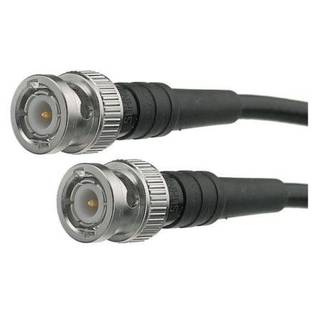 Koaxiální kabel, řada: 30 BNC Vnější Polyvinylchlorid, A: Rovný Vnější, B: BNC 2 m Huber+Suhner