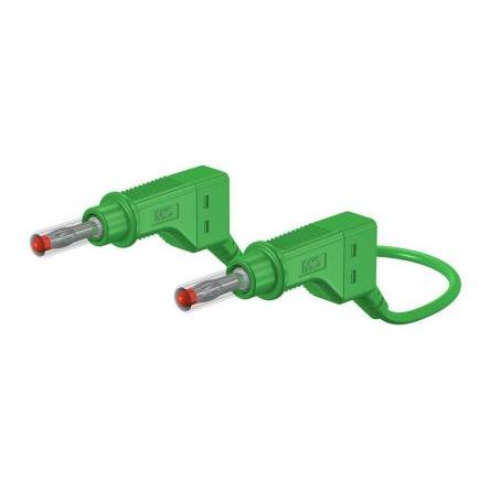 Staubli Zkušební vodič, Zelená 32A, délka kabelů: 2 m, 600 V ac, 600V dc, Silikon