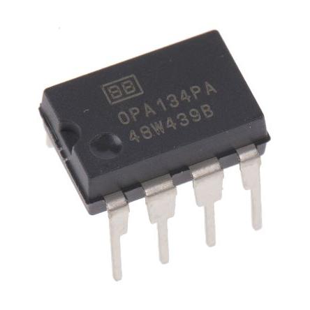 Texas Instruments Audio zesilovač OPA134PA Provozní zesilovač 8 MHz, PDIP, počet kolíků: 8 kolíkový 85 °C, počet kanálů: