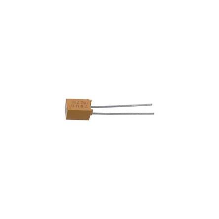 Tantalový kondenzátor, řada: 790D 0.2 % 10 μF 40V dc, Průchozí otvor 125 °C Vishay