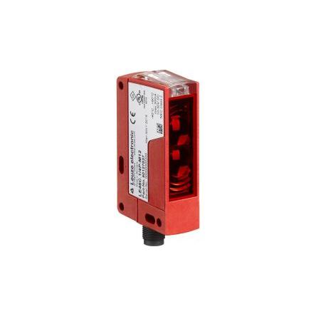 Leuze Fotoelektrický snímač, řada: 46C Červená LED Blok Konektor M12, výstup: PnP Difuzní IP67, IP69K
