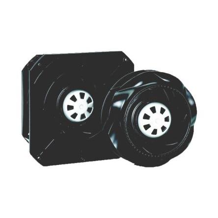 ebm-papst Odstředivý ventilátor, řada: RadiCal Odstředivý, průtok vzduchu: 160 m³/h 230V AC 165 mm 165mm 70 mm