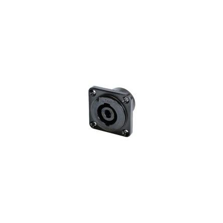 Neutrik Konektor pro reproduktory NLT4MPXX-BAG, počet kontaktů: 4, orientace těla: Rovný, barva Černá, Panel Vnější,