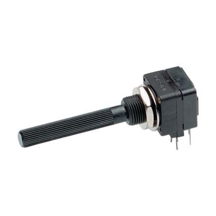 Potenciometr, průměr hřídele: 6 mm 1otáčkový, řada: PC-16 1 kΩ 20 % 200 mW PC16SH10IP06-102A2020-ITA Lineární, Průchozí