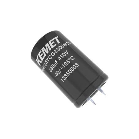 Kondenzátor, řada: PEH534 330 μF ±20 % PEH534VCF3330M2 400V dc KEMET