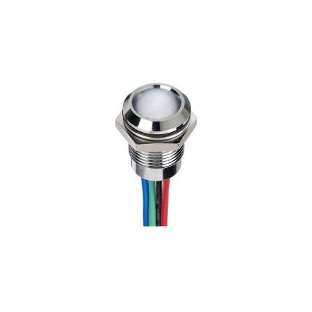 LED, řada: Q14 Montáž do panelu barva RGB 26.4 V Q14P5CZZRGB24E-CA APEM