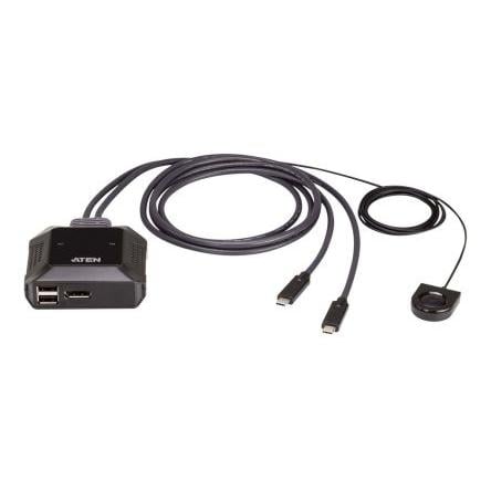 Přepínač KVM 9portový USB, počet zobrazení: 1 1 Aten, video připojení: Display Port 4096 x 2160 pixel