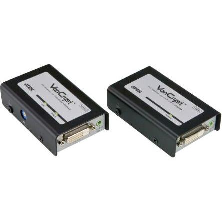Video extender, Stereo jack, Prodlužovač 1920 x 1200 pixel 60 m Cat5e Aten, video připojení: DVI 1