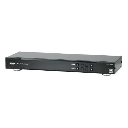 Videopřepínač 4portový, video připojení: HDMI 1920 x 1200 pixel 4, Maticový spínač 4 Aten
