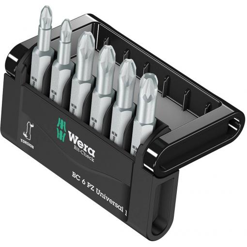 Wera Mini-Check PZ, 50 mm 05056471001 sada bitů, 6dílná, křížový PZ, 1/4 (6,3 mm)